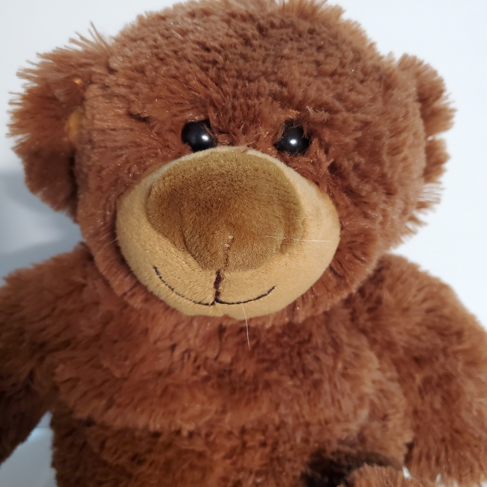 AROMA HOME Brown Teddy Bear Plush Heat Pillow Warmer Aromatherapy 16"